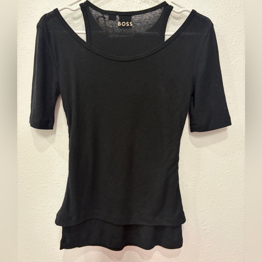 Hugo Boss Black Short Sleeve Women's Tee - Picture 4 of 4